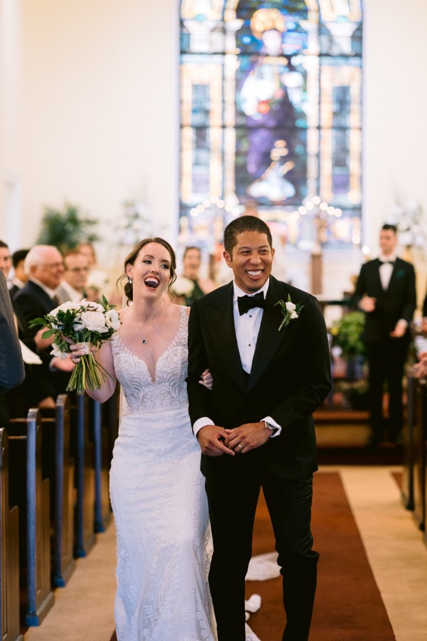 Brittany and Fernando on their wedding day